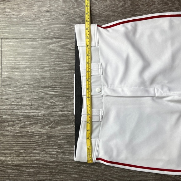 Easton Baseball Softball Men’s White Pants with Red Stripe High-Waisted Design L - Picture 5 of 10